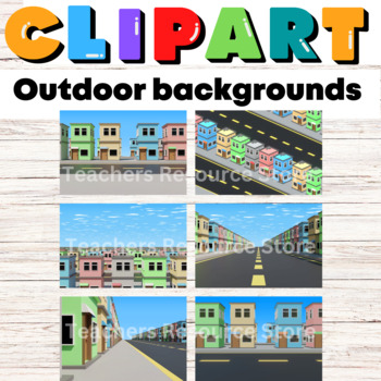 Preview of simple outdoor background clipart