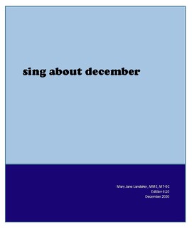 Preview of sing about december - year 1