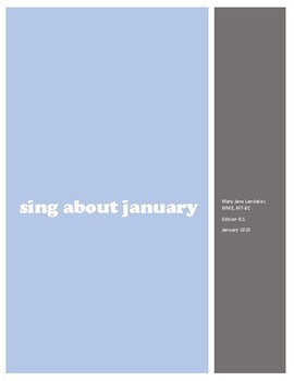 Preview of sing about january - year 1