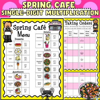 Preview of Spring Cafe: Single-Digit Multiplication