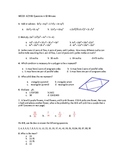 sixty question multiple choice standardized test practice test