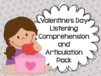 Preview of Valentine's Day Listening Comprehension and Articulation Pack