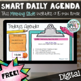 smART Digital Daily Agenda / FREE Morning Slide with embed