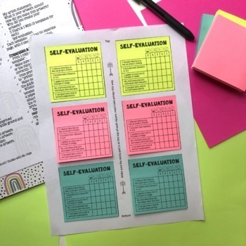 smART Sticky Notes for Art Critiques - Graphic Organizers | TpT