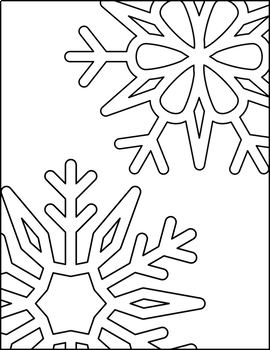 snowflake coloring pages-A Winter Snowflake Mindful Doodle Art Activity ...