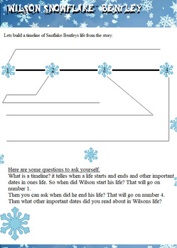 Preview of snowflakes Wilson Bently support timelines