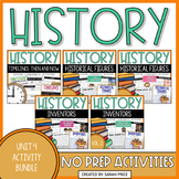 2nd, 3rd & 4th Grade Social Studies & History - Activities