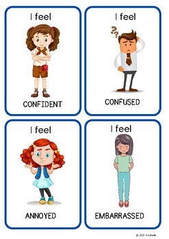 social emotional learning flash cards by Dyslexia Hub | TPT