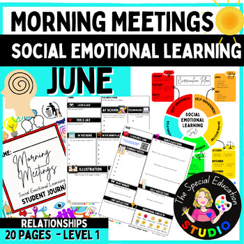 Preview of Social Emotional Learning Worksheets SEL Autism Special Education Character 1