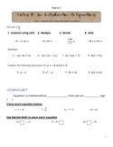 Alg.1: solving equations guided notes