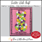 some bunny loves you to pieces - paper tearing - printable