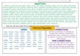 spooky setting descriptive writing mats