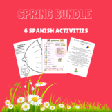 spring bundle spanish activities / actividades de primaver