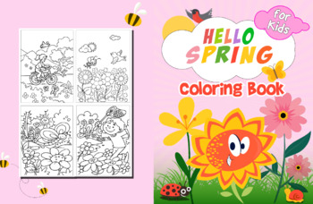 Preview of Springtime Splendor: Delightful Coloring Book for Seasonal Relaxation