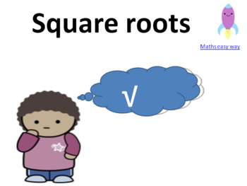 Preview of sqare root-flashcards