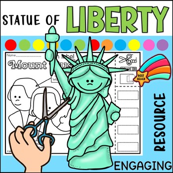 Preview of statue of liberty|american symbols|labeling