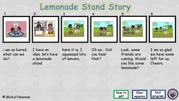 Preview of story - the lemonade stand - interactive game
