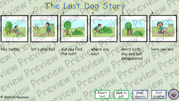 Preview of story - the lost dog story interactive game