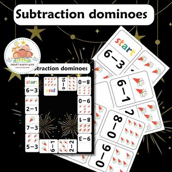 Preview of subtraction dominoes