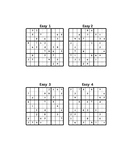 sudoku for kids level easy