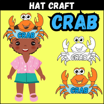 Preview of summer activities | Sea CRAB hat craft |Summer Animals| Headband-Craft