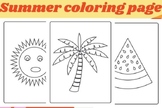 summer coloring books