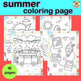 summer coloring pages.