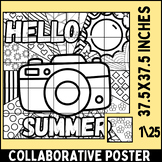 summer & end of school year  Collaborative Poster | Colori