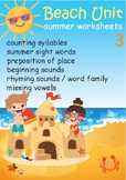 summer worksheets PART 3 - engaging activities for summer 