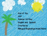 spanish summer writing