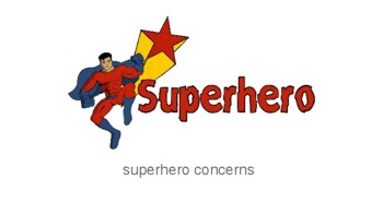 Preview of superhero classroom concerns