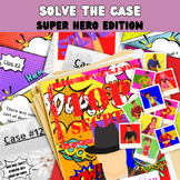 Superhero game with reading comprehension - end of the yea