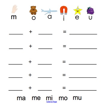 Preview of syllable forming