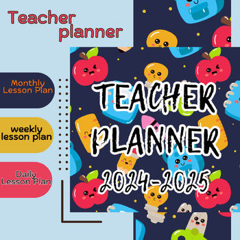 Preview of teacher planner: Monthly Lesson Plan, weekly lesson plan, Daily Lesson Plan