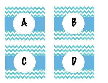 Preview of teal chevron labels