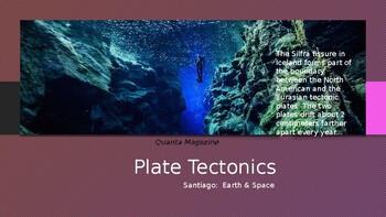 Preview of Tectonic Plates Map Coloring Activity