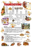 thanksgiving vocualry games and word puzzles