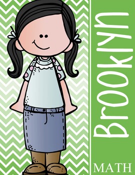 the BRAINY BUNCH - GIRLS - Student Binder Covers - black hair  {Melonheadz}