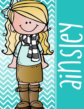 the BRAINY BUNCH - GIRLS - Student Binder Covers - blonde hair  {Melonheadz}