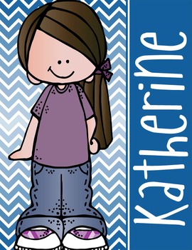 the BRAINY BUNCH - GIRLS - Student Binder Covers - brown hair  {Melonheadz}