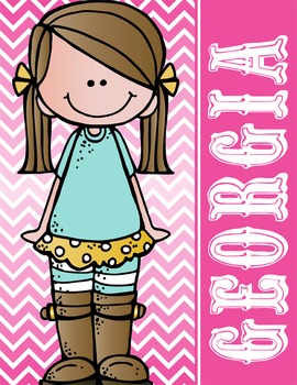 the BRAINY BUNCH - GIRLS - Student Binder Covers - brown hair  {Melonheadz}