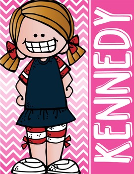 the BRAINY BUNCH - GIRLS - Student Binder Covers - sandy hair  {Melonheadz}