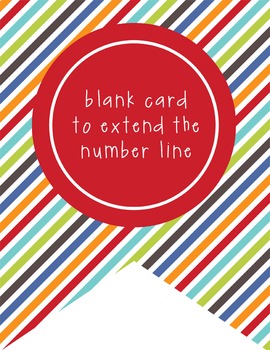 the BRAINY BUNCH - Number Line Banner, 1 to 25, EDITABLE to continue