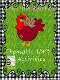 the Little Red Hen Thematic Unit Activities