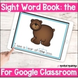 the Sight Word Book Google Slides