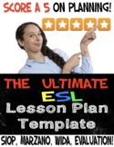 the ULTIMATE esl Lesson Plan Template