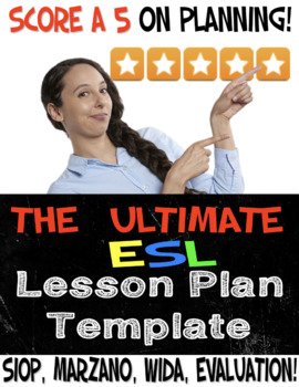 Preview of the ULTIMATE esl Lesson Plan Template