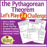 Pythagorean Theorem - 'Lets Play 24 Challenge Game' - 96 M