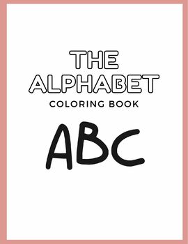 Preview of the alphabet coloring book
