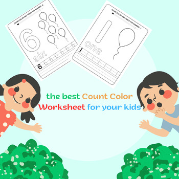 Preview of the best count color worksheet for your kids